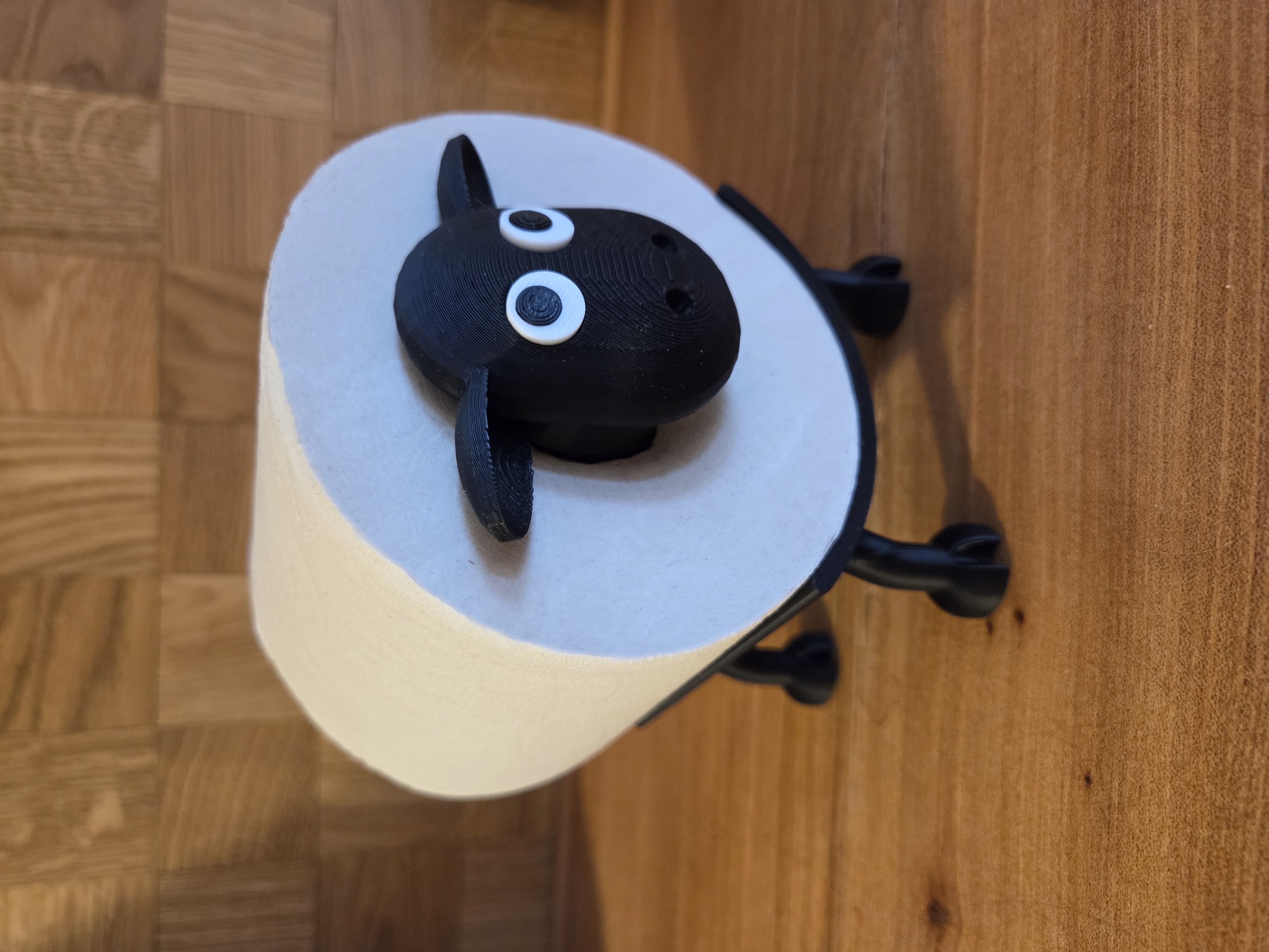 Toalettpappershållare i form av ett får